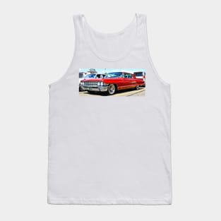 Red Classic Cadillac Tank Top